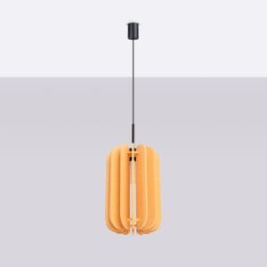 Mula Felt Pendant Light 27cm - Yellow