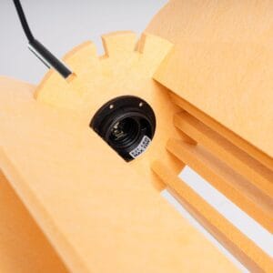 Mula Felt Pendant Light 27cm - Yellow