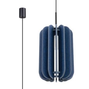 Mula Felt Pendant Light 27cm - Navy