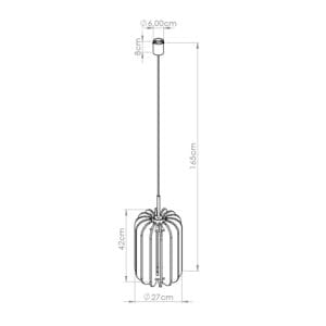 Mula Felt Pendant Light 27cm - Navy
