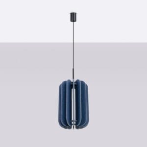 Mula Felt Pendant Light 27cm - Navy