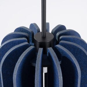 Mula Felt Pendant Light 27cm - Navy
