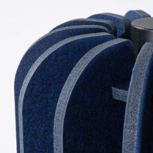 Mula Felt Pendant Light 27cm - Navy