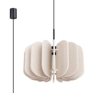 Mula Felt Pendant Light 45cm - Natural