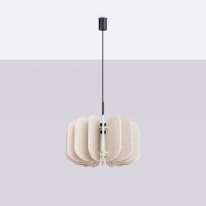 Mula Felt Pendant Light 45cm - Natural