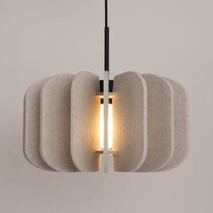Mula Felt Pendant Light 45cm - Natural