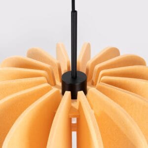 Mula Felt Pendant Light 45cm - Yellow