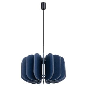 Mula Felt Pendant Light 45cm - Navy