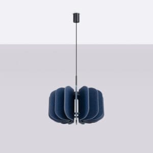 Mula Felt Pendant Light 45cm - Navy