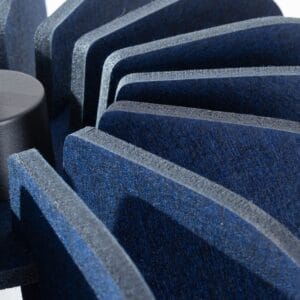 Mula Felt Pendant Light 45cm - Navy