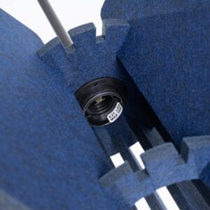 Mula Felt Pendant Light 45cm - Navy