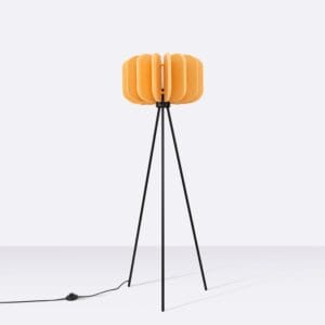 Mula Felt Tripod Floor Light - Yellow