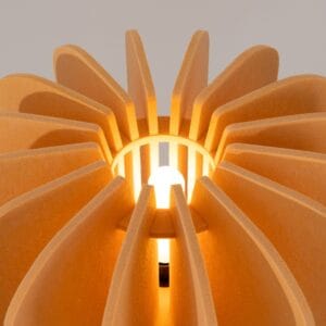 Mula Felt Tripod Floor Light - Yellow