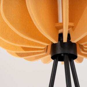 Mula Felt Tripod Floor Light - Yellow