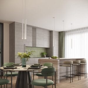 Arche Twin Pendant Light - White