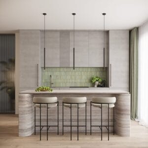 Arche Twin Pendant Light - Black