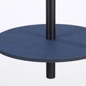 Feltro Felt Disc Pendant Light - Black / Navy