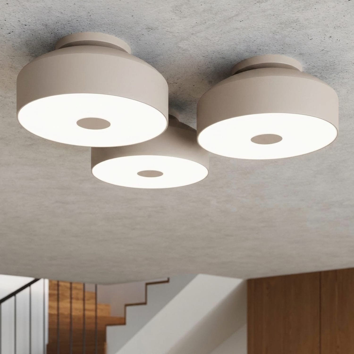 OMIQ Taupe Ceiling Light Omiq Taupe Ceiling Light