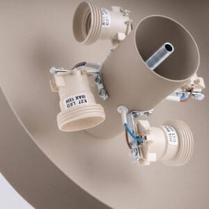 Omiq Taupe Ceiling Light