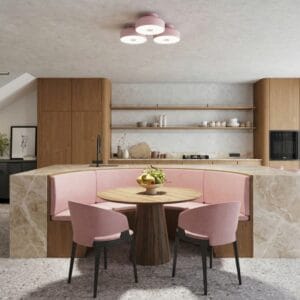 Omiq Pink Ceiling Light