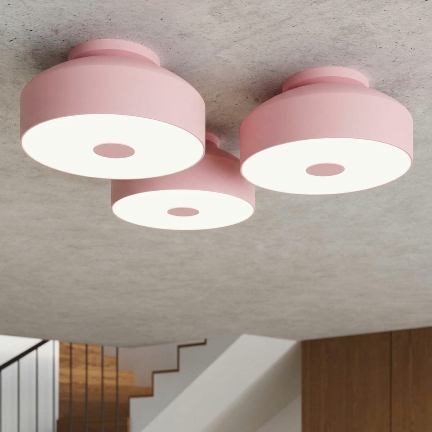 OMIQ Pink Ceiling Light Omiq Pink Ceiling Light