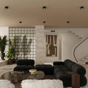 Modo 1 Black Ceiling Light