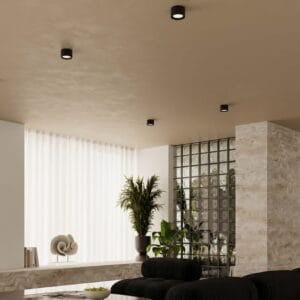 Modo 1 Black Ceiling Light