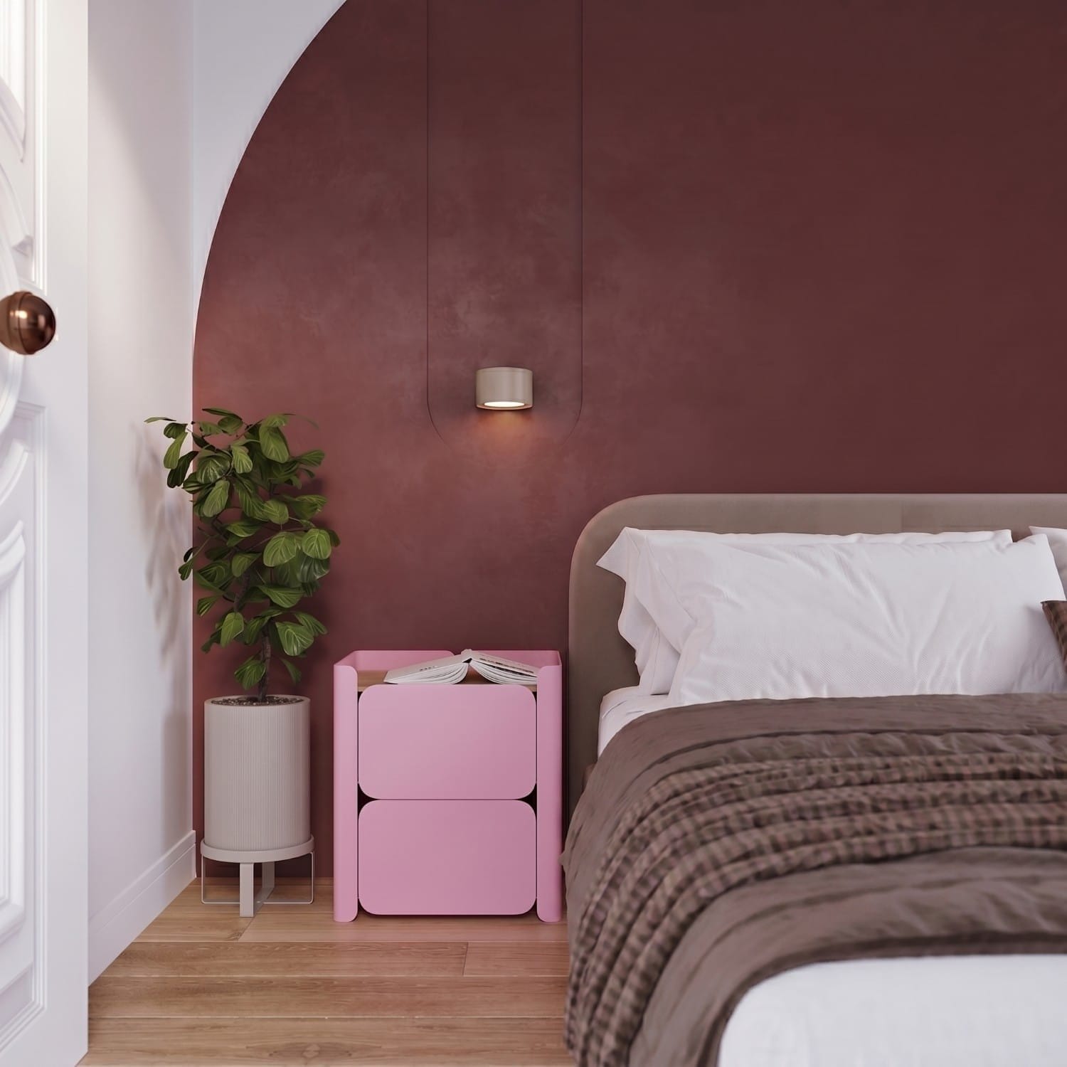 MODO 1 Taupe Wall Light Modo 1 Taupe Wall Light
