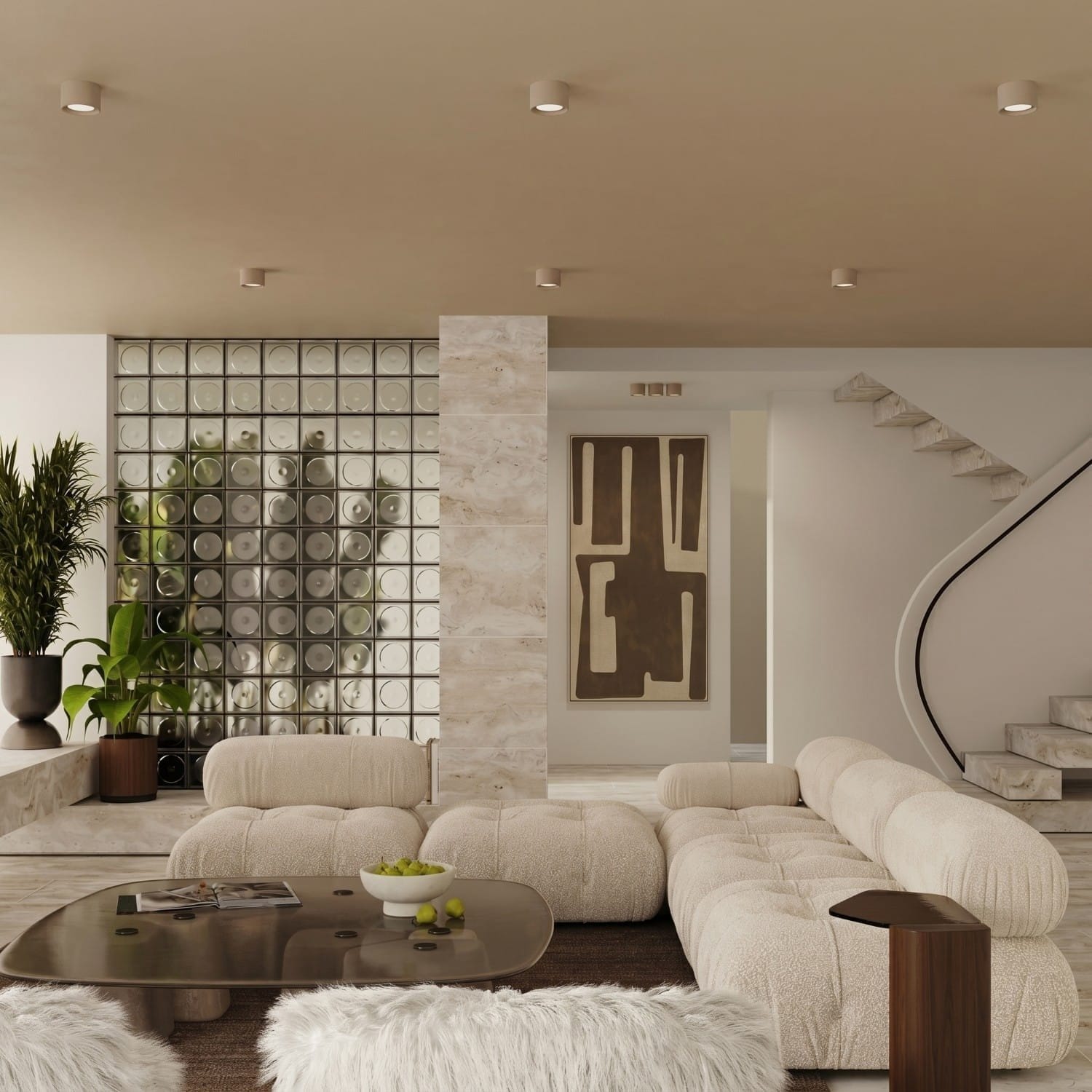 MODO 1 Taupe Ceiling Light Modo 1 Taupe Ceiling Light