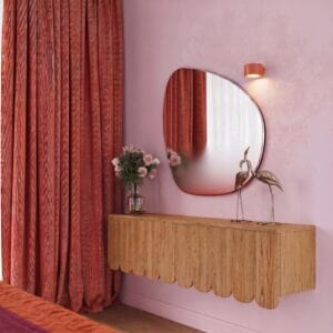 Modo 1 Red Ochre Wall Light