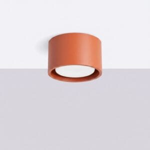 Modo 1 Red Ochre Ceiling Light