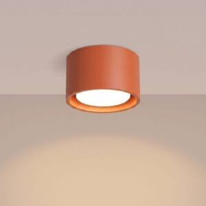 Modo 1 Red Ochre Ceiling Light
