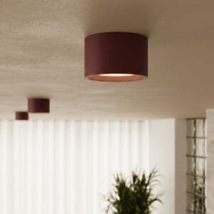 Modo 1 Burgundy Ceiling Light