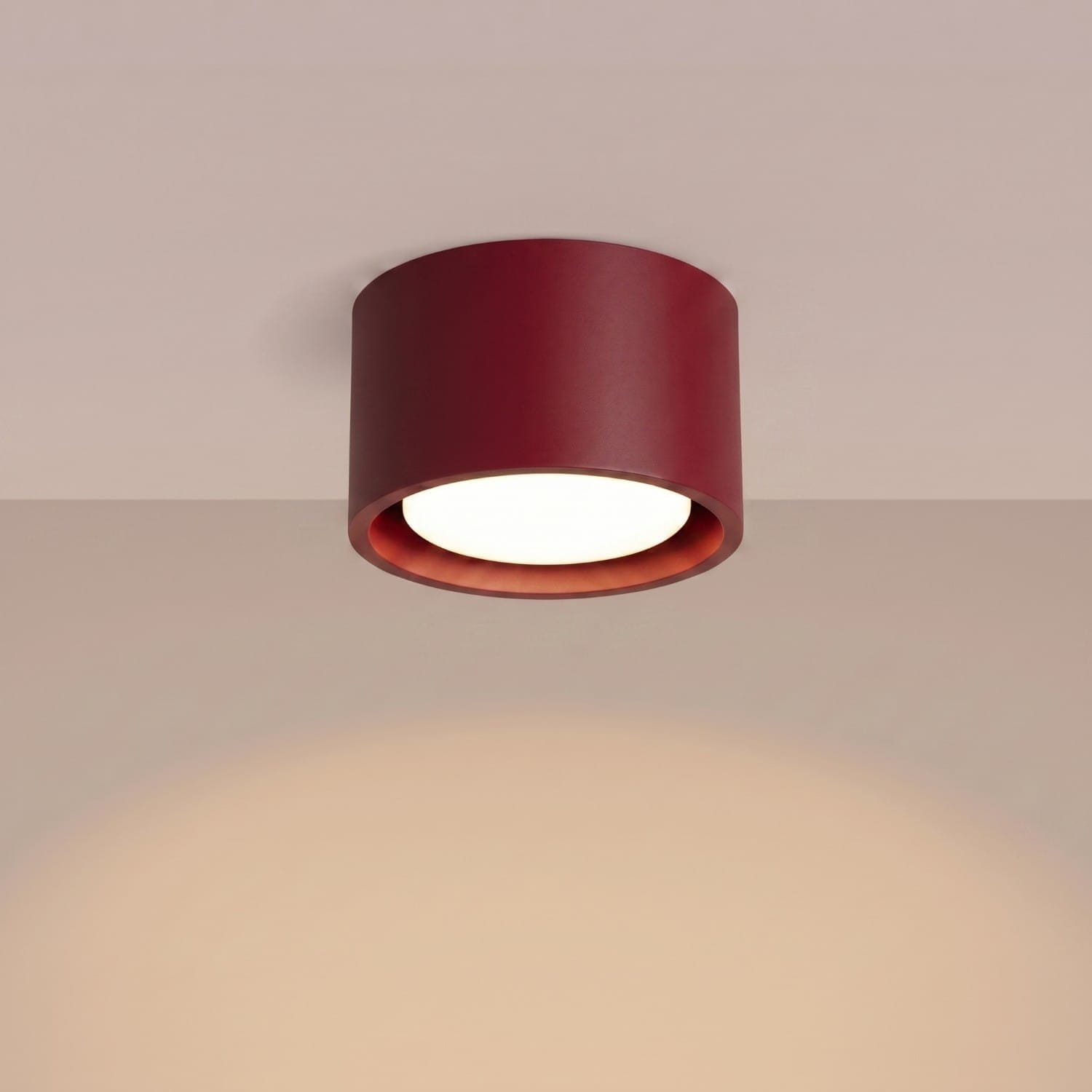 MODO 1 Burgundy Ceiling Light Modo 1 Burgundy Ceiling Light