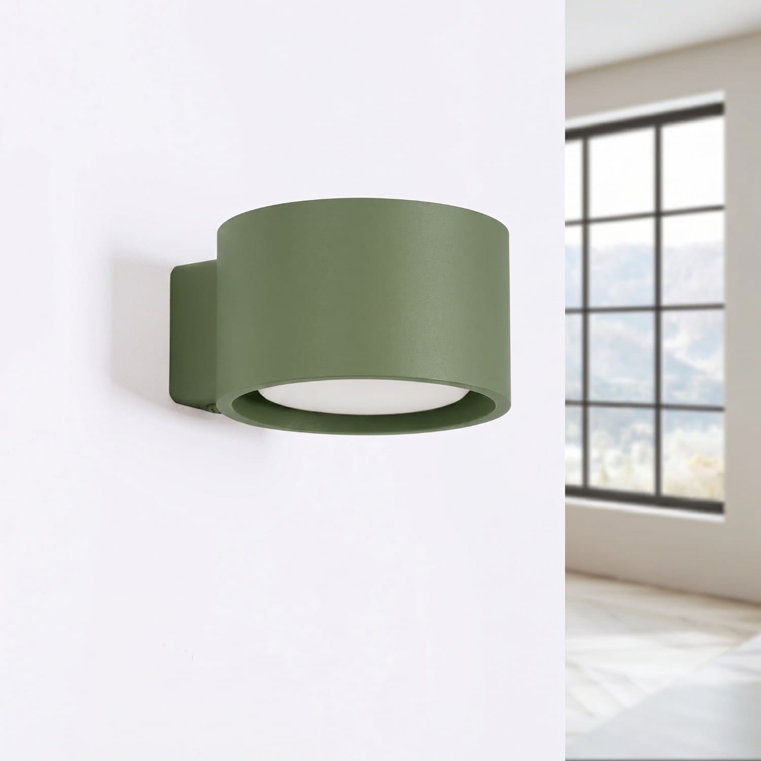 MODO 1 Olive Green Wall Light Modo 1 Olive Green Wall Light