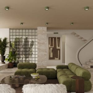 Modo 1 Olive Green Ceiling Light