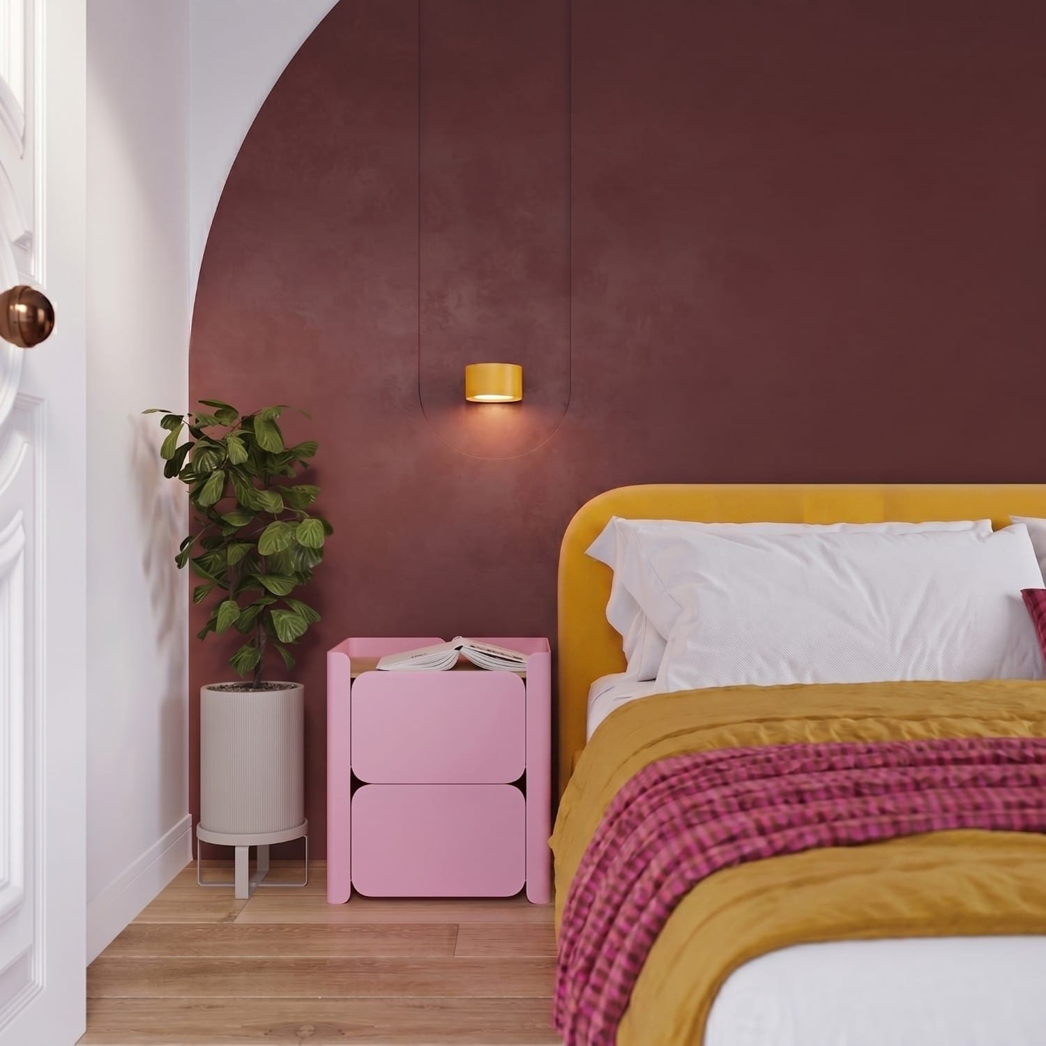 MODO 1 Yellow Wall Light Modo 1 Yellow Wall Light