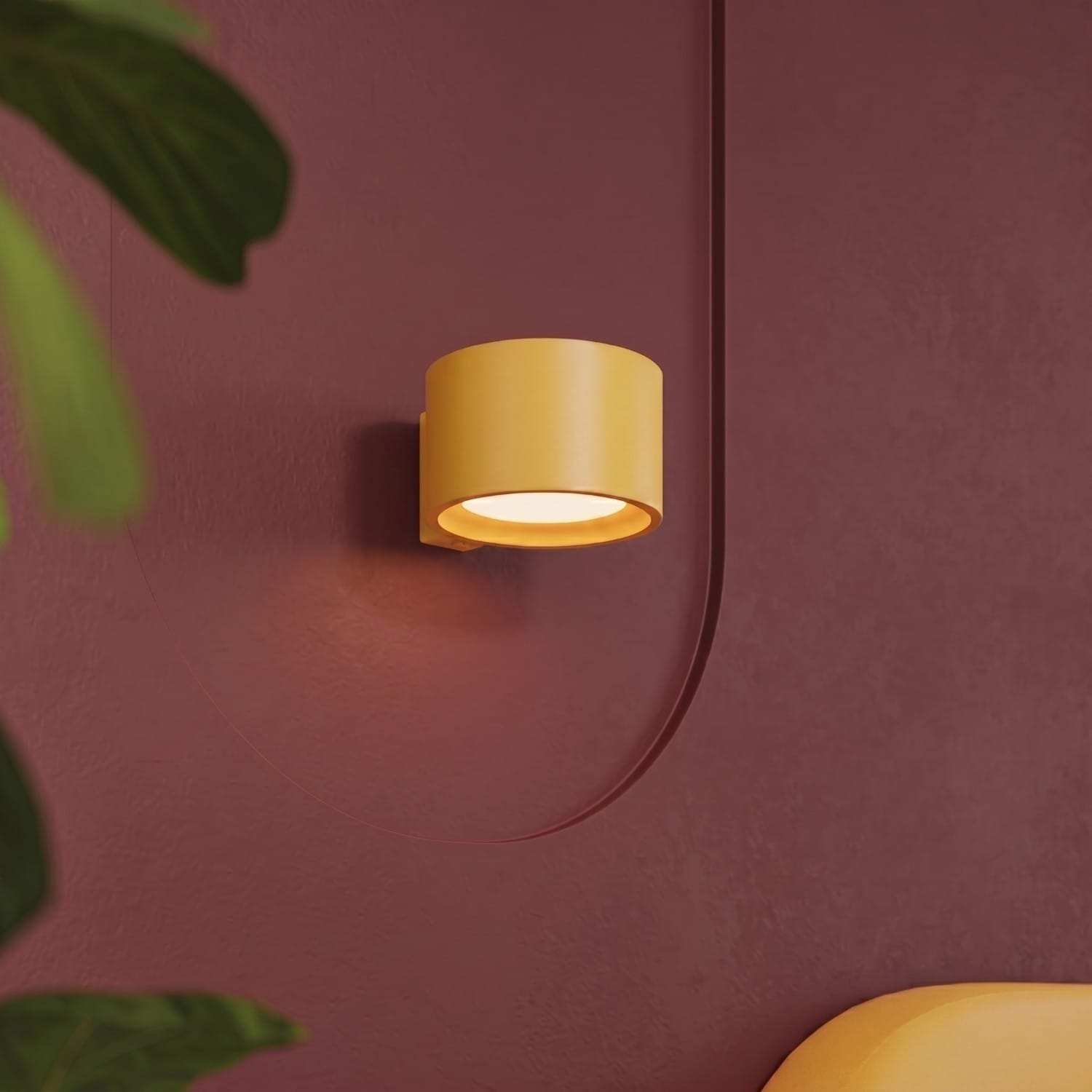 MODO 1 Yellow Wall Light Modo 1 Yellow Wall Light