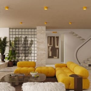 Modo 1 Yellow Ceiling Light