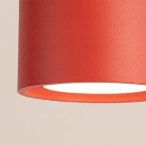 Modo 1 Red Ceiling Light