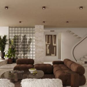 Modo 1 Brown Ceiling Light