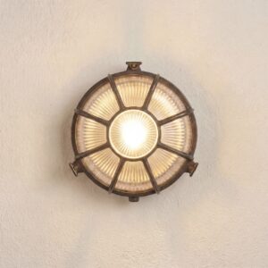 Grand Capstan Bulkhead - Antique Brass