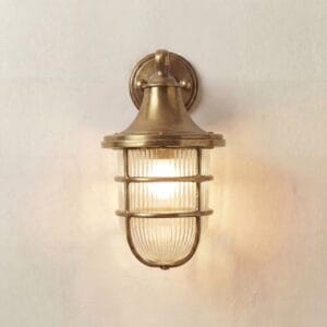 Grand Tiller Wall Lantern (Raw Brass)