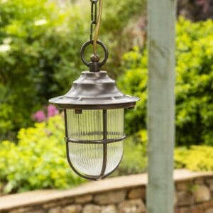 Hull Guard Solid Brass Pendant Lantern