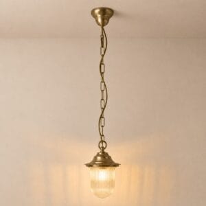 Hull Solid Brass Pendant Lantern