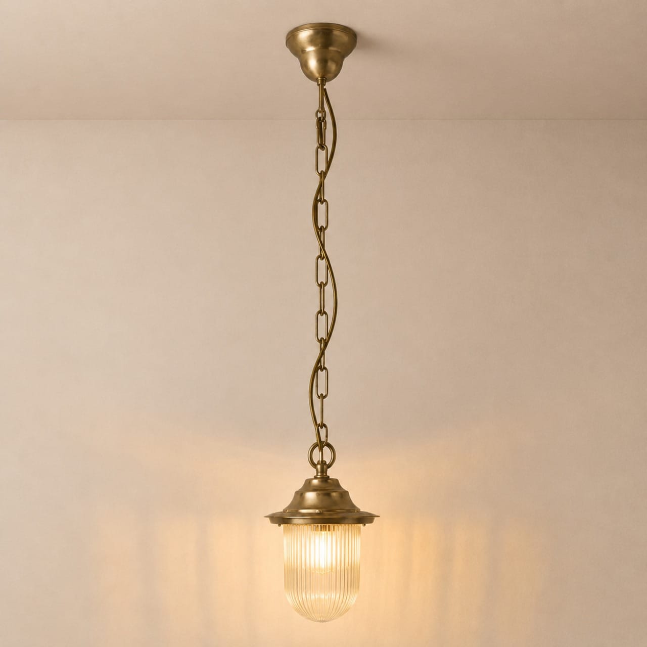 Hull Solid Brass Pendant Lantern Hull Solid Brass Pendant Lantern