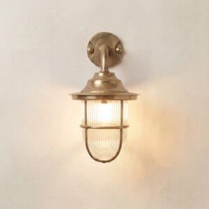 Quinn Guard Solid Brass Wall Lantern