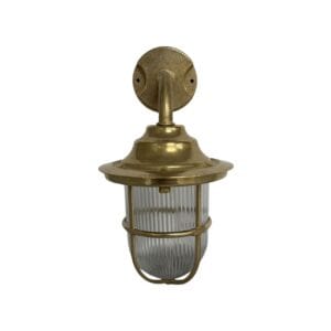 Quinn Guard Solid Brass Wall Lantern