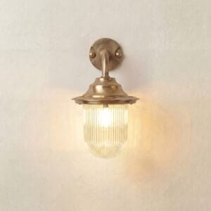 Quinn Solid Brass Wall Lantern