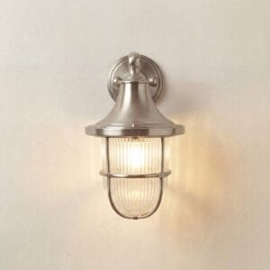 Tiller Solid Brass Wall Lantern